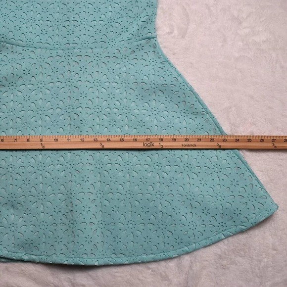 The Childrens Place Daisy Floral Dress Sz L 10/12 Laser Cut Party Wedding Artsy - Picture 15 of 16